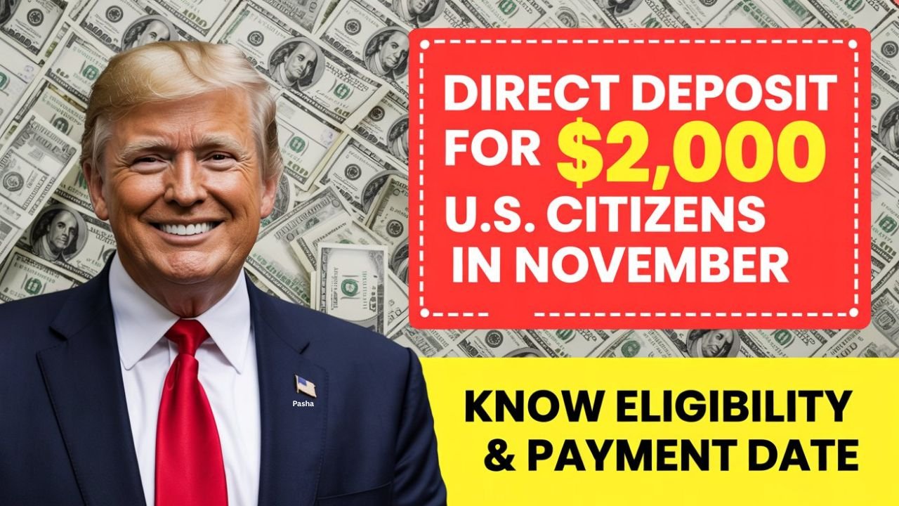 2000 Direct Deposit For US Citizens in November 2025
