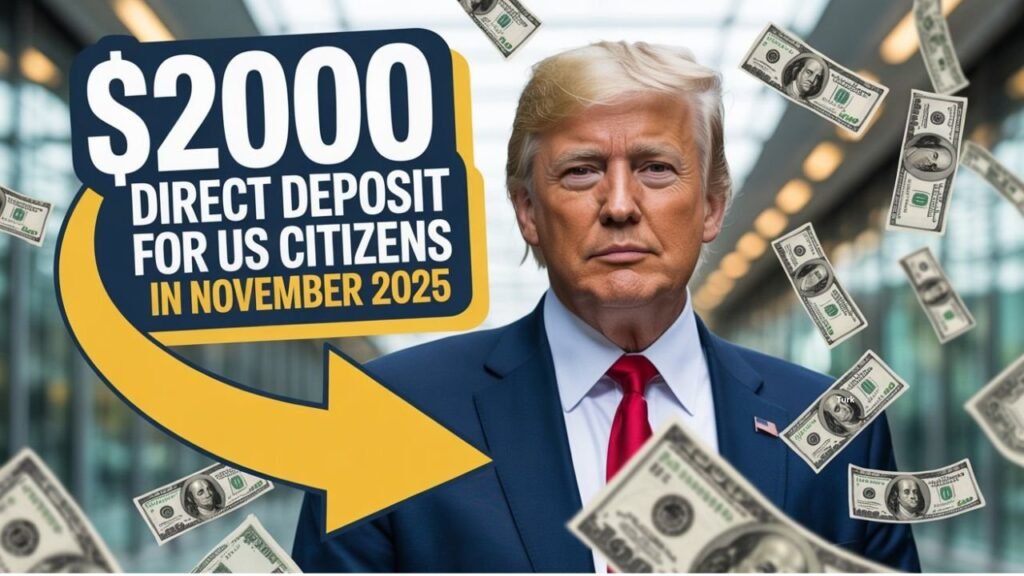 $2,000 Federal Direct Deposit Payment Is Coming in November 2025
