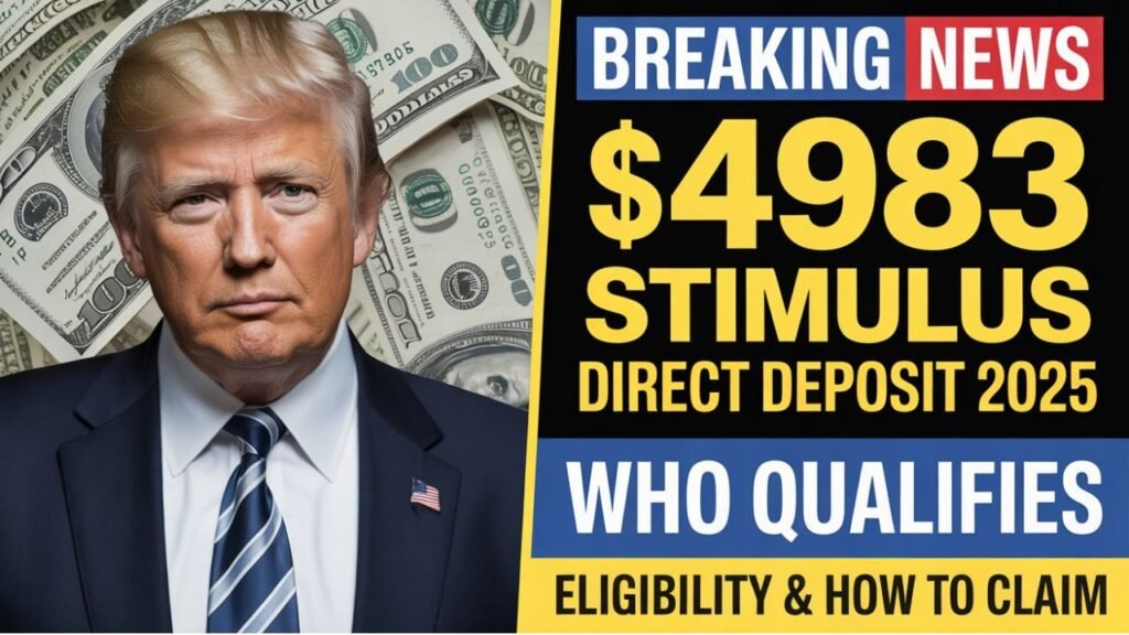 $4983 Stimulus Direct Deposit 2025